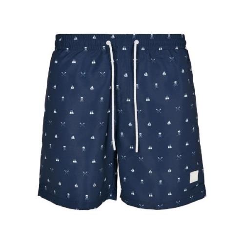 Urban Classics Heren zwemshort met patroon