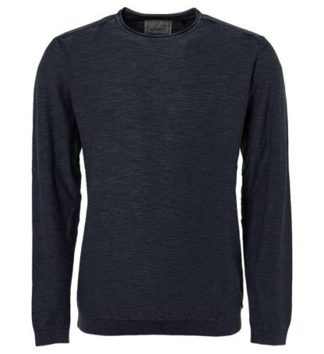 Jack & Jones Jprblamilano stitch knit half zip s navy