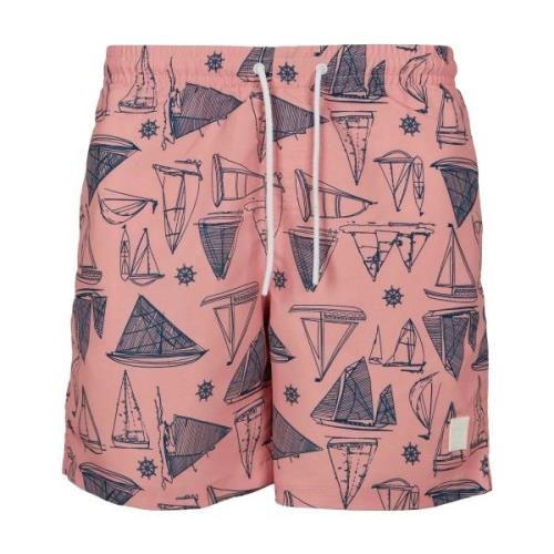 Urban Classics Heren zwemshort met patroon