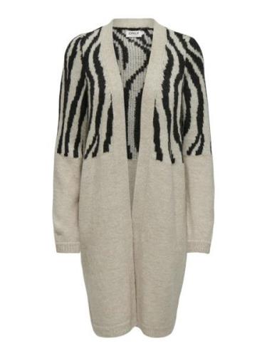 Only Onljade zebra ls cardigan cc knt zand dessin