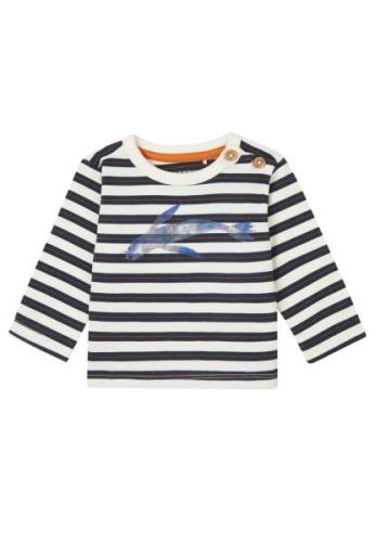 Noppies Jongens shirt ger stripe butterceam