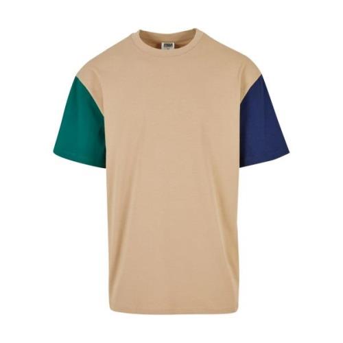 Urban Classics Heren colour block organic oversized t-shirt