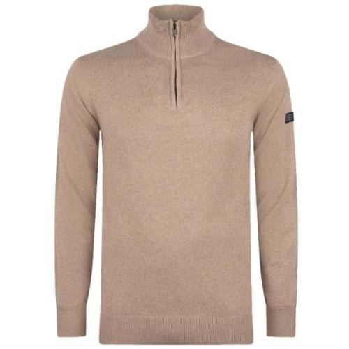 PRESLY & SUN Lewis zip knitted pullover