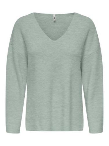 Only Onlkatia ls rib v-neck cc knt