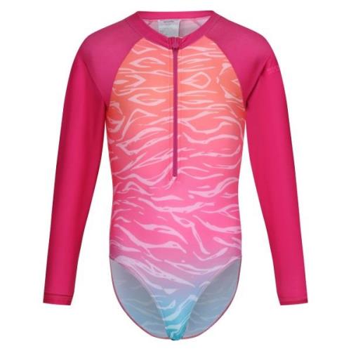 Regatta Kinder/kids ombre one piece zwempak met lange mouwen