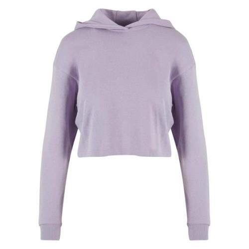 Urban Classics Dames terrycloth lichtgewicht oversized crop hoodie