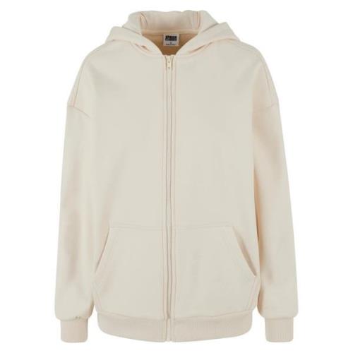 Urban Classics Dames cozy zip front oversized full zip hoodie