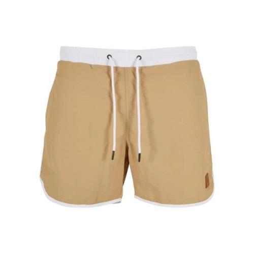 Urban Classics Heren retro zwemshort