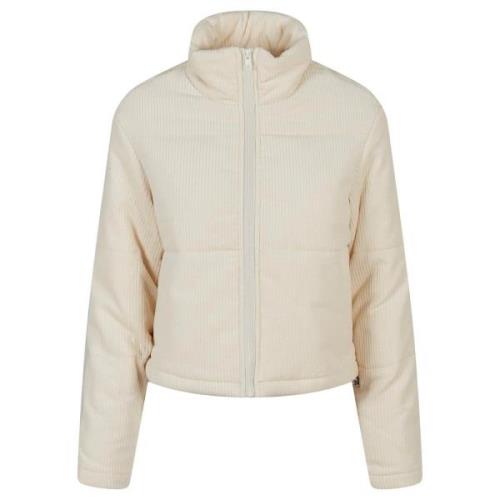 Urban Classics Dames corduroy pufferjas