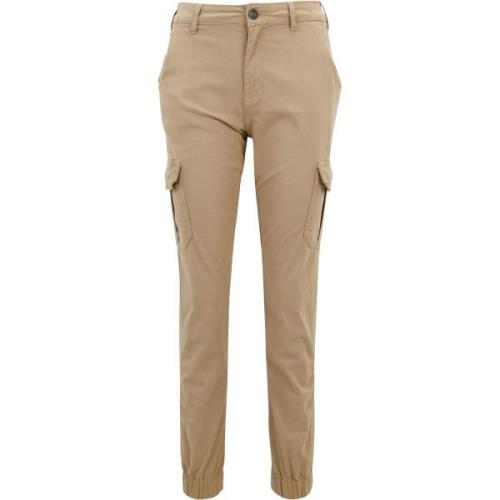 Urban Classics Dames cargo broek met hoge taille