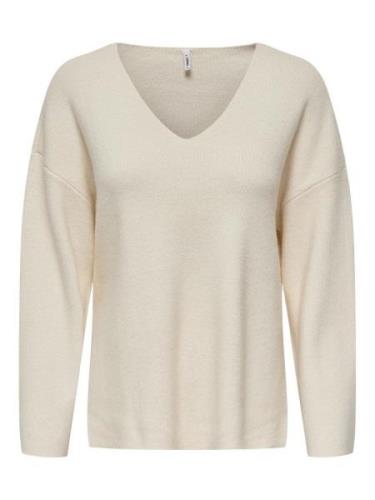 Only Onlkatia ls rib v-neck cc knt