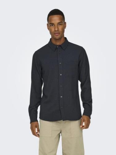 Only & Sons Onsroad slim structure stretch ls s