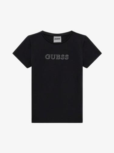 Guess Meisjes shirt logo zwart