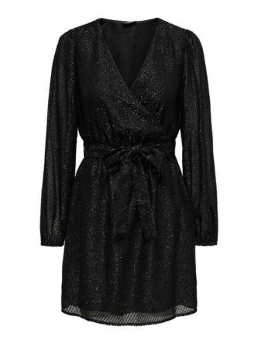 Jacqueline de Yong roxy l/s v-neck wrap dress wvn 15335628 -