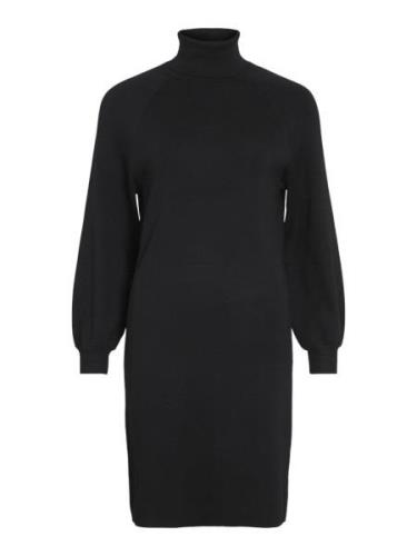 Vila viostria roll neck l/s knit dress - 14094192 beauty