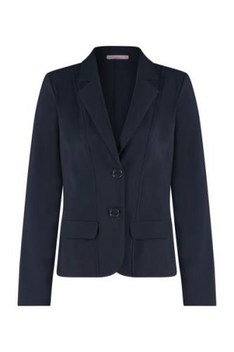 Studio Anneloes bright bonded blazer 94780 6900 dark blue