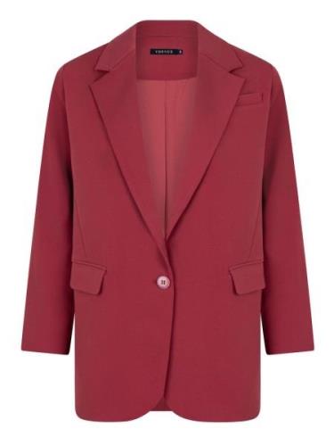 Ydence blazer maisie wine red