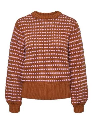 Y.A.S yasdela ls knit pullover 26035056 meerkat