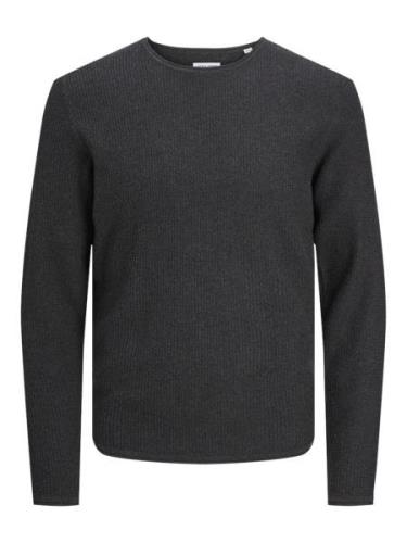 Jack & Jones jjecooper knit crew neck noos 12258407 dark grey melange