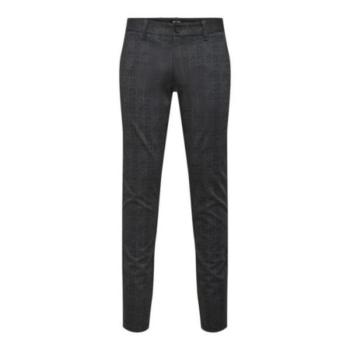 Only & Sons onsmark check pants hy gw 9887 22019887 -