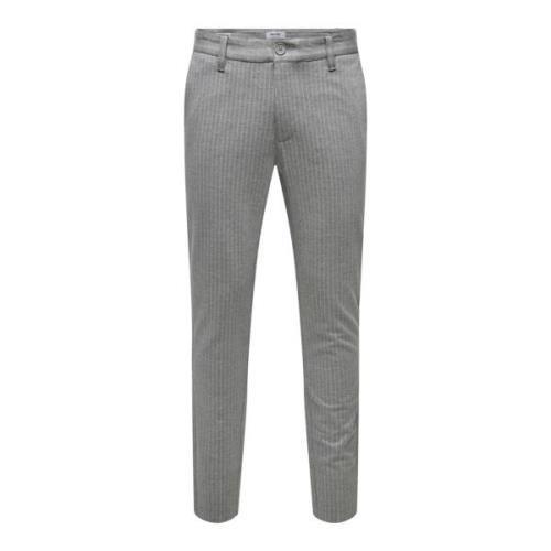 Only & Sons onsmark pant stripe gw 3727 22013727 light grey