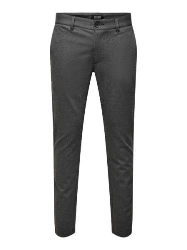 Only & Sons onsmark slim herringbone 2911 pant 22022911 black