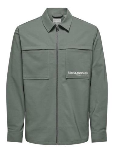 Only & Sons onsles classiques overshirt ls shir 22030840 balsem green