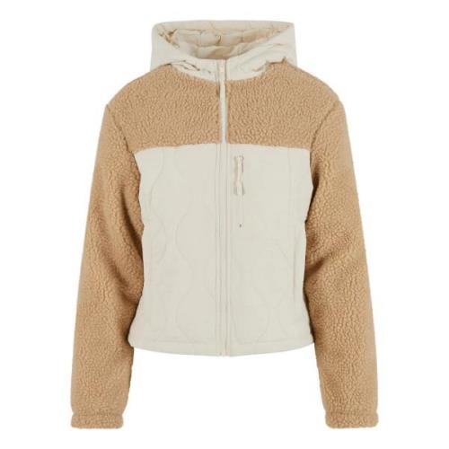 Urban Classics Dames crinkle fleece jas