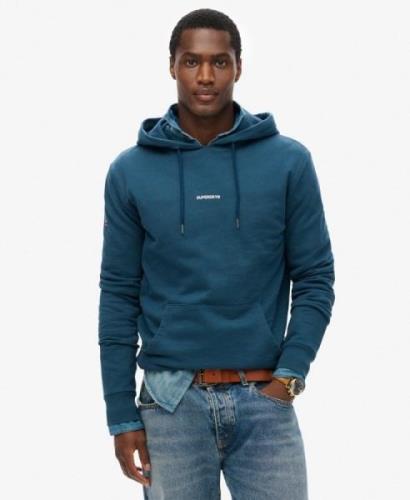 Superdry M2014372a 92n blue bottle plain  sweater hoodie super