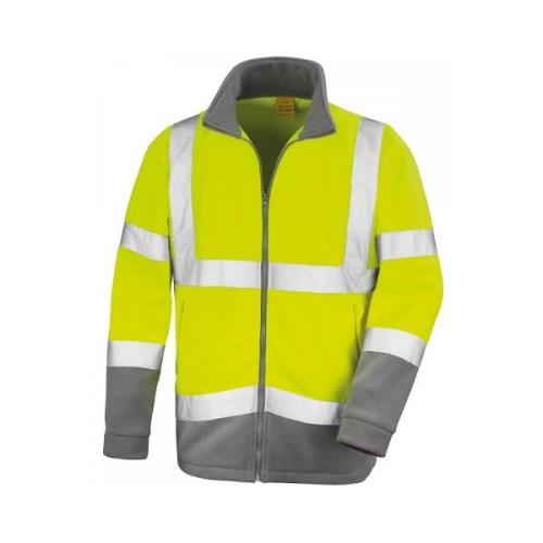 Result Heren hi-vis microfleece veiligheidsjas