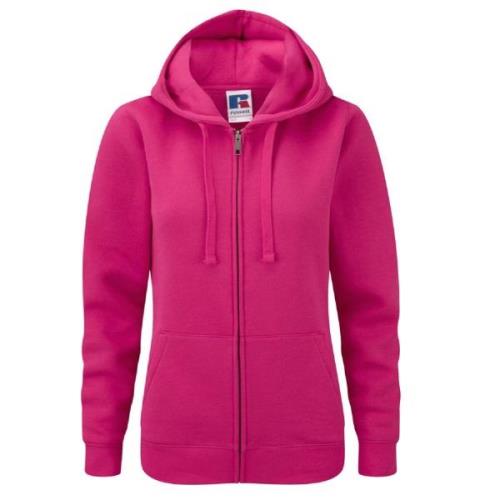 Russell Athletic Dames premium authentieke hoodie met rits (3-laagse s...