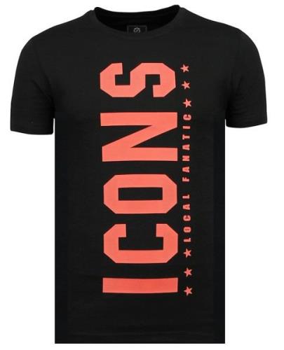 Local Fanatic Icons vertical t-shirt