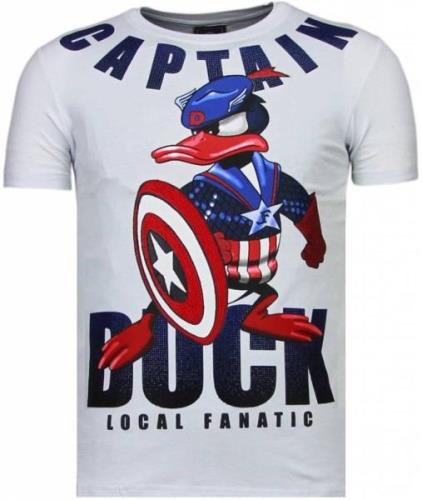 Local Fanatic Captain duck rhinestone t-shirt