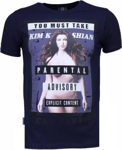 Local Fanatic Kim kardashian rhinestone t-shirt