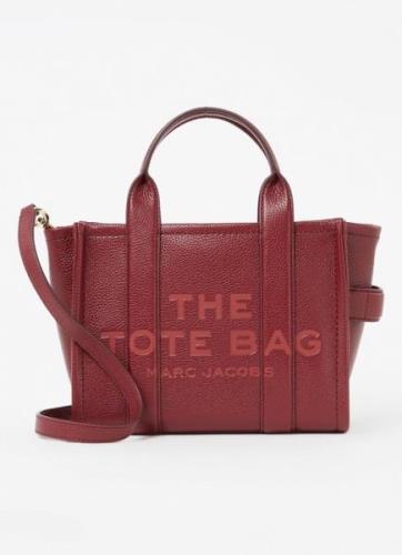 Marc Jacobs The Small Tote handtas van leer met logo