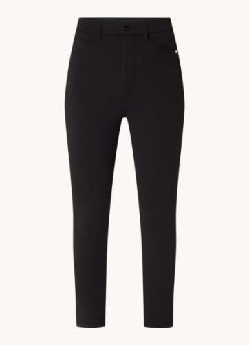 Vanilia High waist skinny fit broek met steekzakken