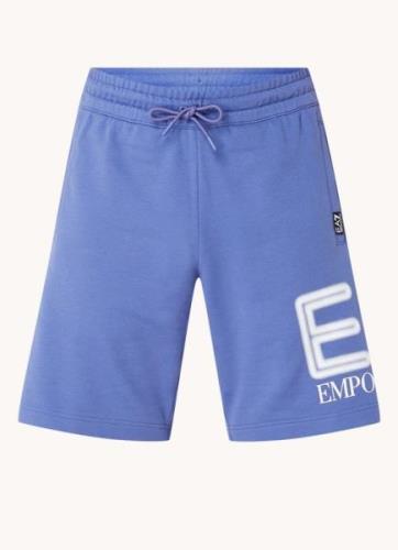 Emporio Armani Straight fit korte joggingbroek met logo