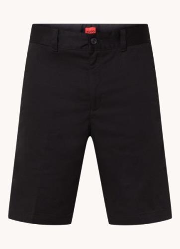 HUGO BOSS Darik straight fit korte chino met steekzakken