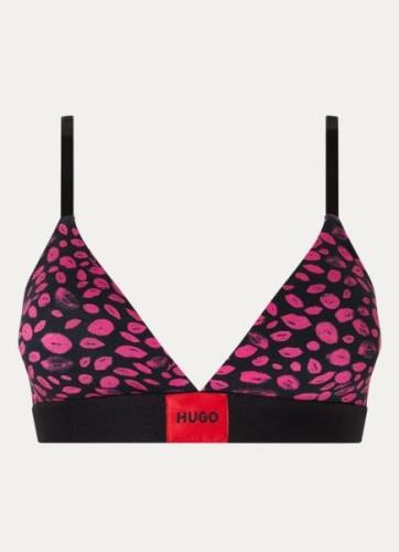 HUGO BOSS Bralette met uitneembare vulling en print