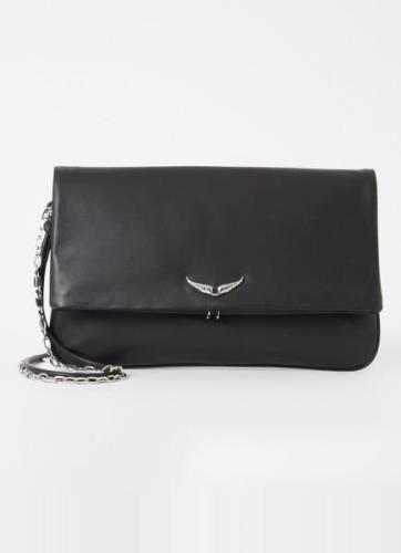 Zadig&Voltaire Rock Eternal XL clutch van kalfsleer