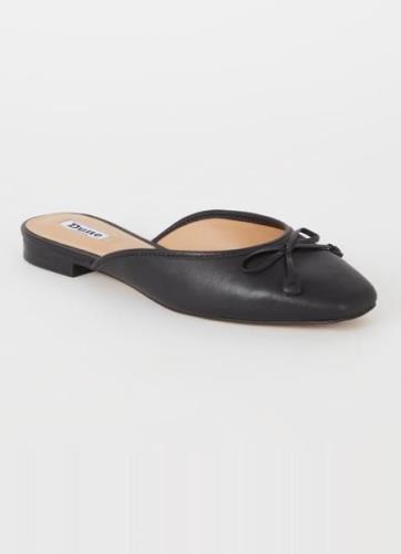 Dune London Haylas ballerina van leer