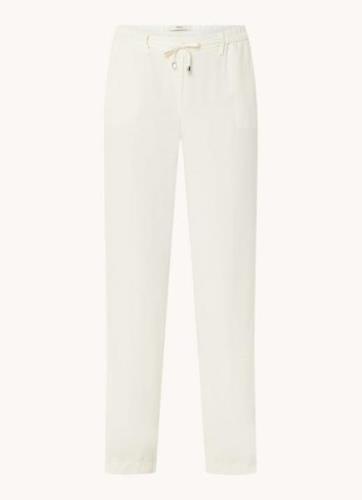 BRAX Maine high waist wide fit pantalon van lyocell met steekzakken