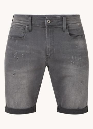 G-Star RAW Slim fit korte broek van denim met gekleurde wassing