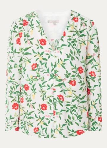 Hobbs Florence blouse met bloemenprint en V-hals