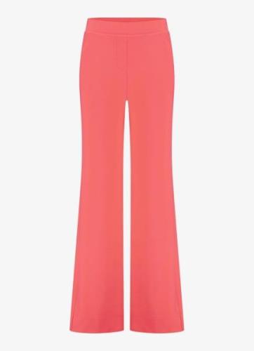 Studio Anneloes Lexie high waist wide fit pantalon met steekzakken