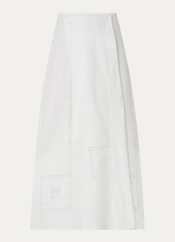 ba&sh Lermaid midi rok met broderie