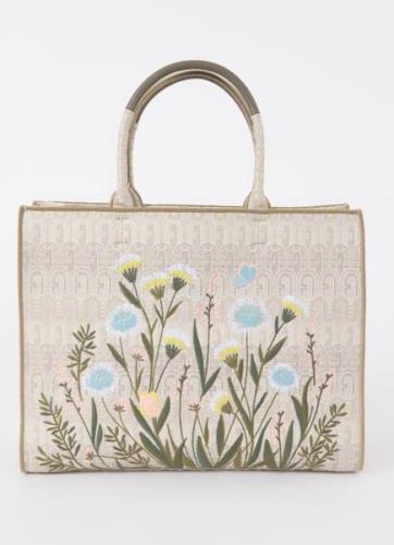 FURLA Opportunity L shopper met bloemenprint