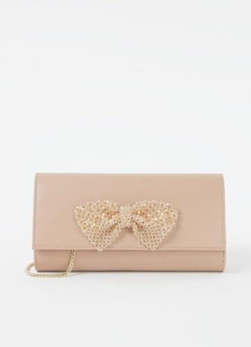 L.K.Bennett Erla clutch van leer met strass