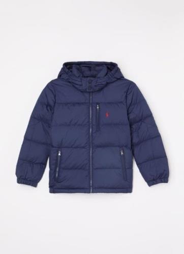 Ralph Lauren Puffer jack met donsvulling en afneembare capuchon