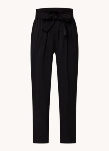 L.K.Bennett Coco high waist straight fit cropped pantalon met strikcei...